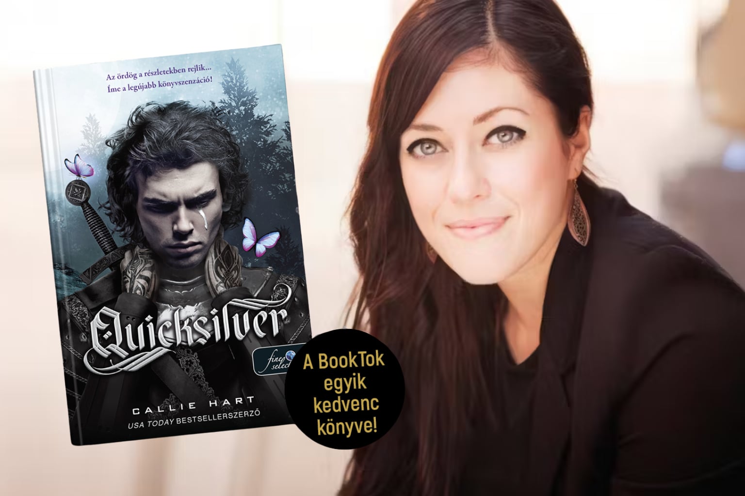 Interjú a Quicksilver szerzőjével, Callie Harttal